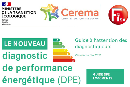 Page de garde guide des diagnostiqueurs DPE 2021